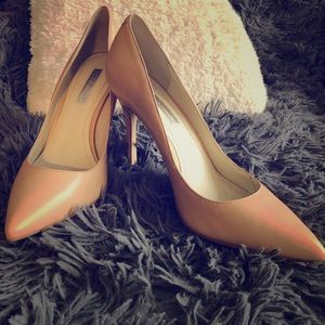 Nude BCBG heels, size 6 1/2